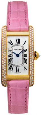 Cartier Tank WB701251 Classic Fluted Stainless Steel Automatic Lady's Watch