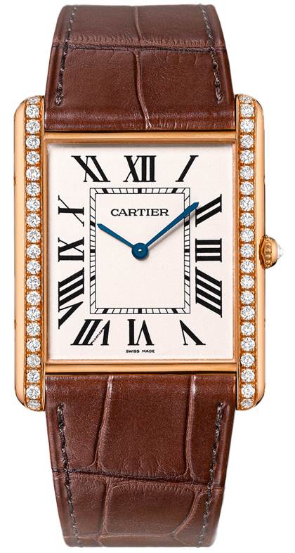 Cartier Tank WT200005 Clone Timeless Elegance Steel White Dial Automatic Watch
