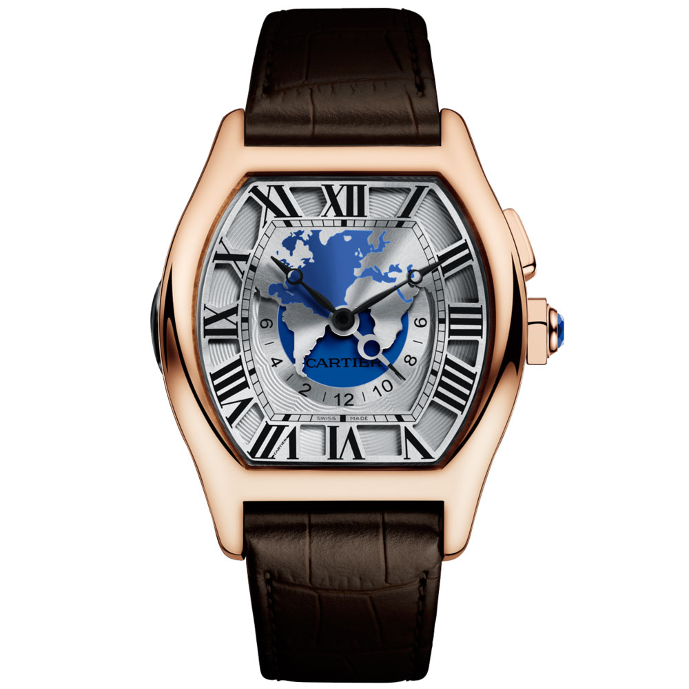 Cartier Tortue W1580049 18K Rose Gold Chronograph Watch
