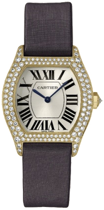 Cartier Tortue Classic 50mm Automatic Silver Face Watch