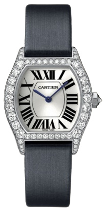 Cartier Tortue WA507231 Lady's Watch - Elegant Steel Case, White Dial, Automatic Movement