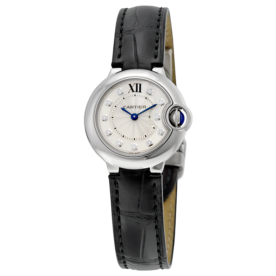 Cartier Swiss Made Steel & Gold Quartz Watch with Silver Dial