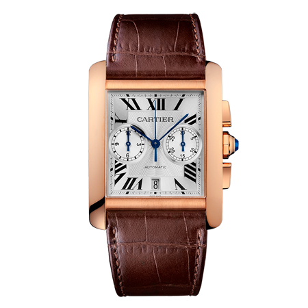 Cartier W5330005 Clone Automatic Watch - Swiss Movement - Rose Gold Case - Bezel Set Diamonds