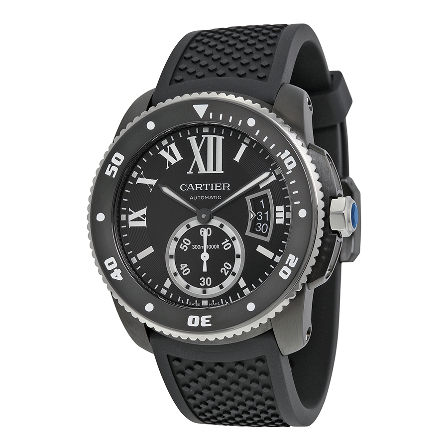 Cartier WSCA0006 Homage Black Diver Automatic Watch