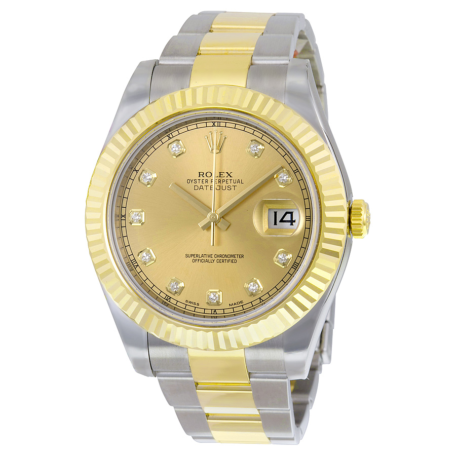 Rolex Datejust II 41mm Steel & Yellow Gold Automatic Diver's Watch - Inspired by Original