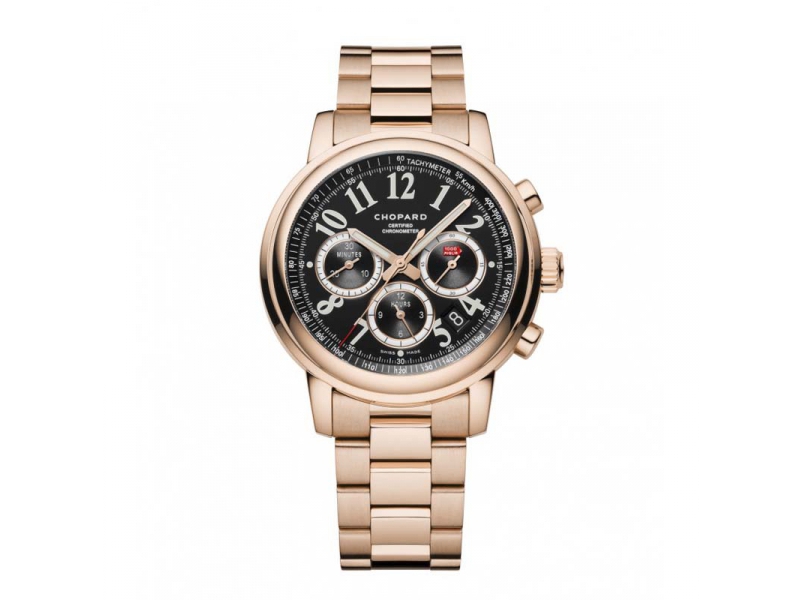 Chopard 151274-5002 Imitation 18K Rose Gold Swiss Watch with White Mother-of-Pearl Dial