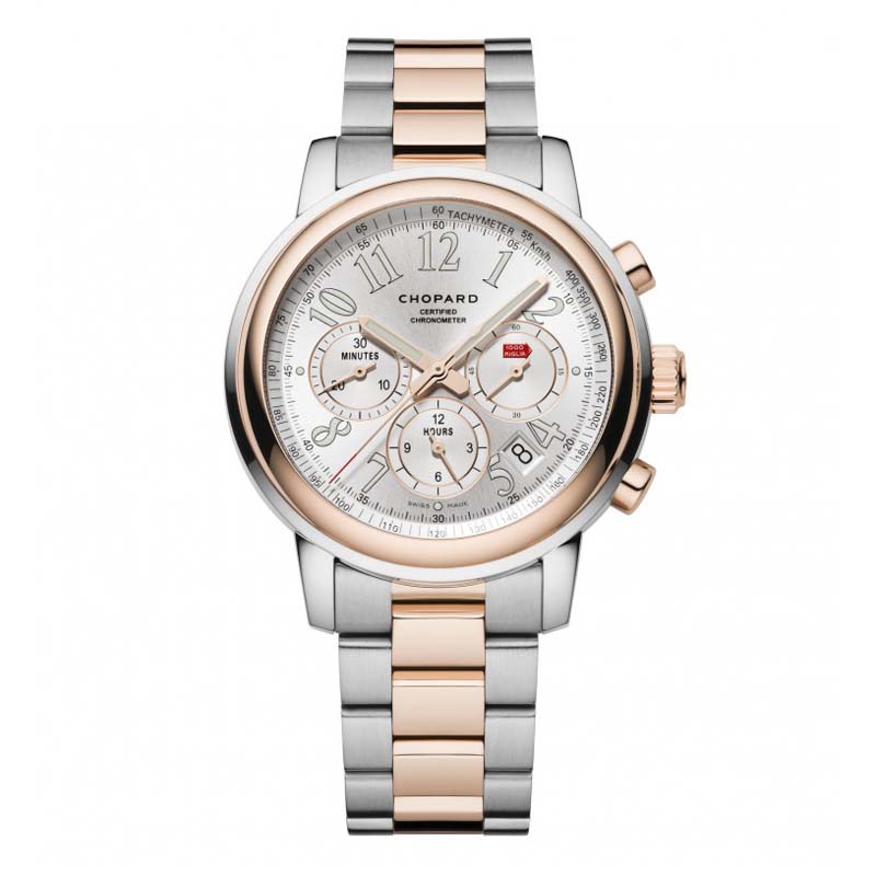 Chopard 158511-6001 Rose Gold & Stainless Steel Automatic Chronograph Watch