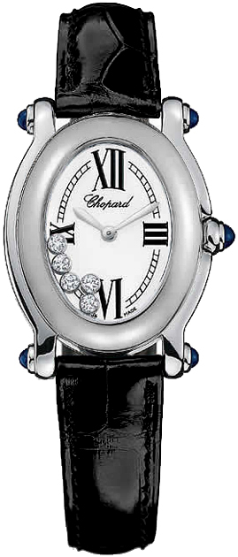 Chopard Clone 277465-1005 Elegant Gold-Tone Watch with Black Dial & Swiss Movement