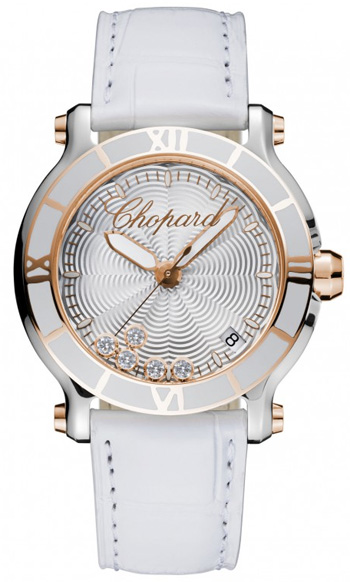 Chopard 278551-6002 Classic Fusion Chronograph Replica - Automatic Movement, Rose Gold & Steel Case, Black Dial Watch