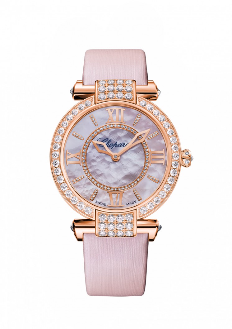 Chopard Ladies Watch 384242-5006: Timeless Elegance in Rose Gold and Diamond Bezel