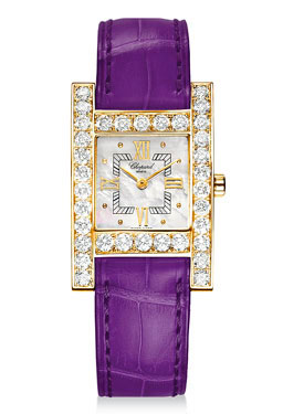 Chopard Diamond Timepiece 136621-0001 with Sparkling Quartz Charm Watch