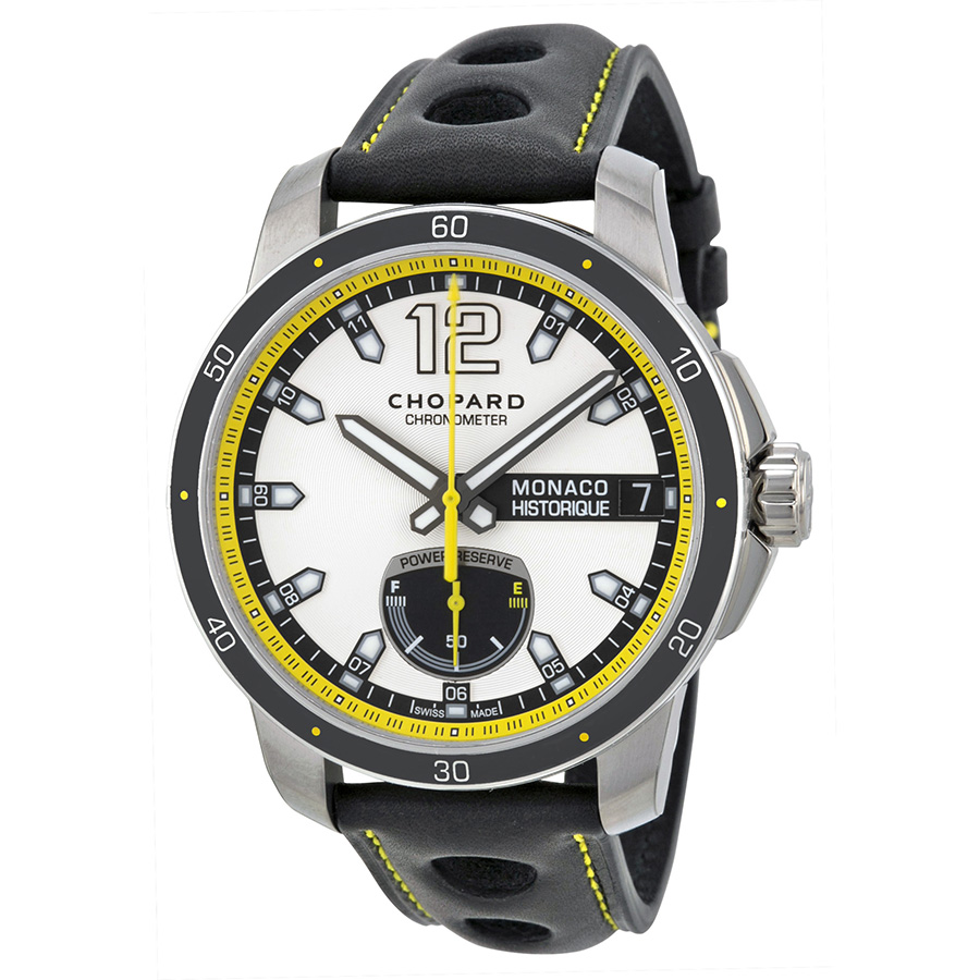 Chopard G.P.M.H. Steel Automatic Chronograph Blue Dial Mens Watch