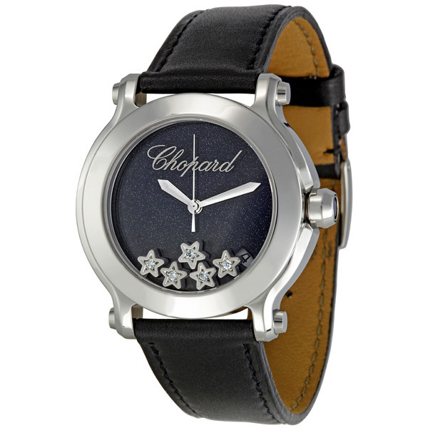 Chopard Happy 278475-3020 Imitation Ladies Watch - Diamond Accent, Swiss Quartz, 32mm Gold Case