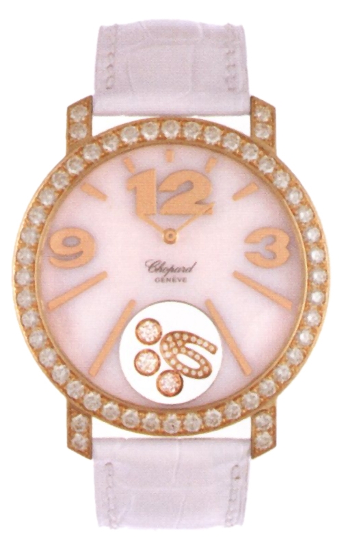 Chopard Happy Diamonds Clone 41mm Automatic Diamond-Encrusted Glamour Watch