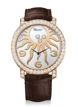Chopard Happy Sport 41mm Diamond-Encrusted Pink Gold Automatic Watch