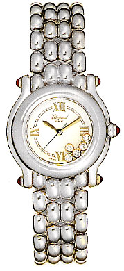 Chopard Happy Sport Swiss Clone 27mm Sporty Gold Bezel Automatic Watch