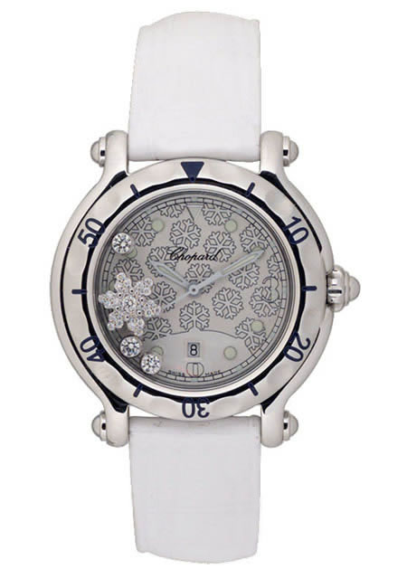 Chopard Happy Sport Quartz Watch with Diamond Dials & Steel Case