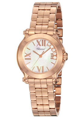 Chopard Happy Sport 274189-5003 Pearl & Diamond Embrace Automatic Watch