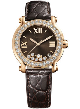 Chopard Happy Sport Swiss Clone Automatic 27mm Gold-Plated Watch