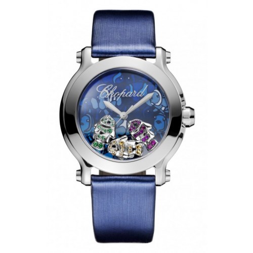 Chopard Happy Sport 278475-3049 Imitation Chronograph Jet Black Face Watch