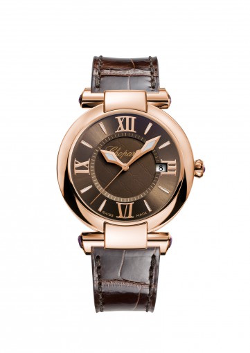 Chopard Imperiale Ladies' Watch: Elegant Gold Case, Automatic Movement, White Dial