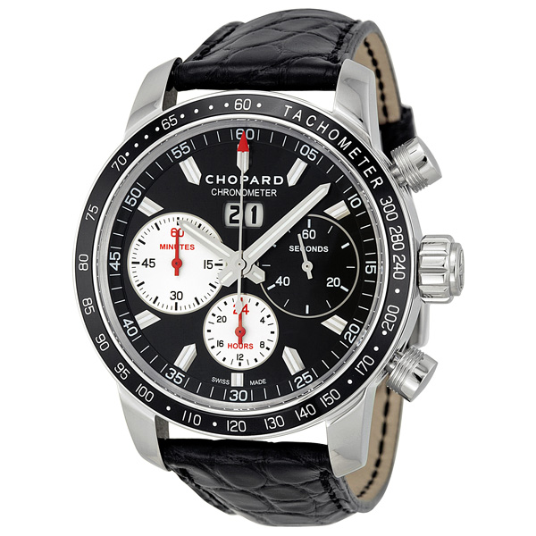 Chopard Jacky Ickx Homage Chronograph 168543-3001 Mens Watch - Automatic Black Face 30m Water Resistant