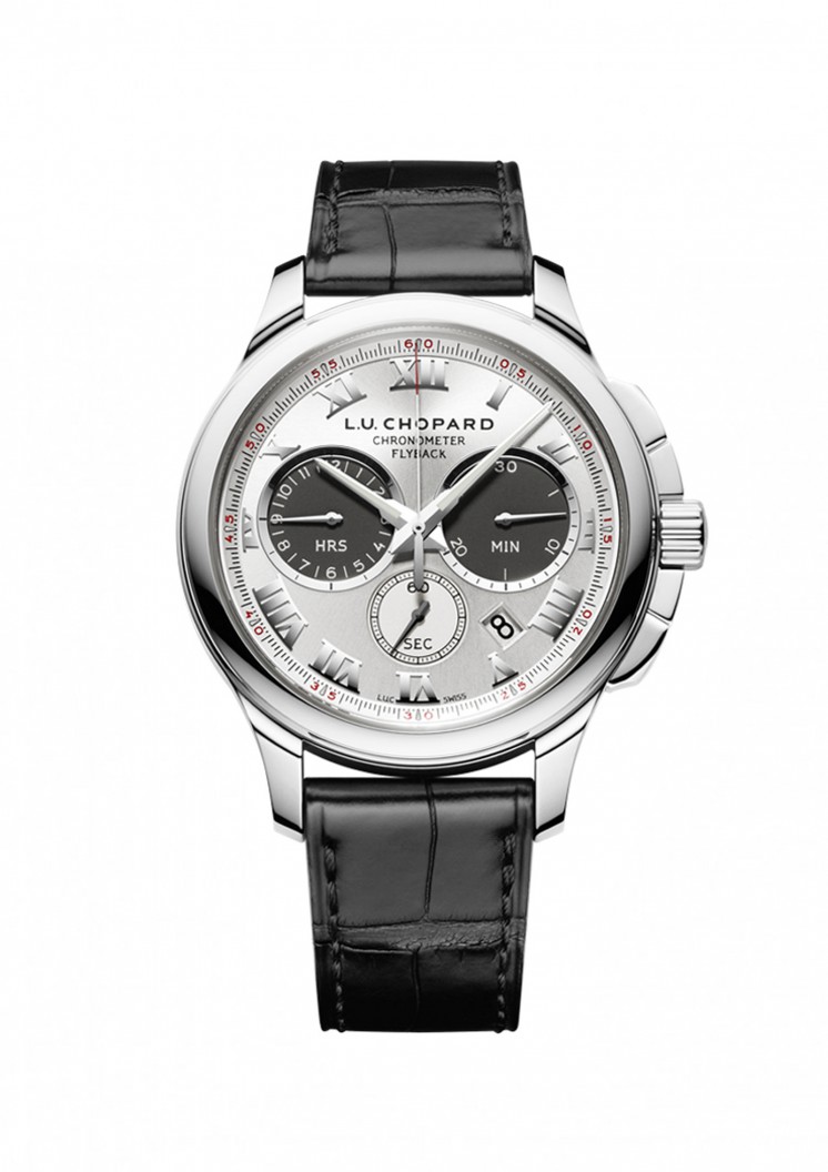 Chopard L.U.C. 161928-1001 Imitation Swiss Watch: Sleek Silver Dial & Sunray Satin-Brushed Case