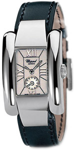 Chopard La Strada Imitation 41mm Automatic Silver Case Black Face Watch