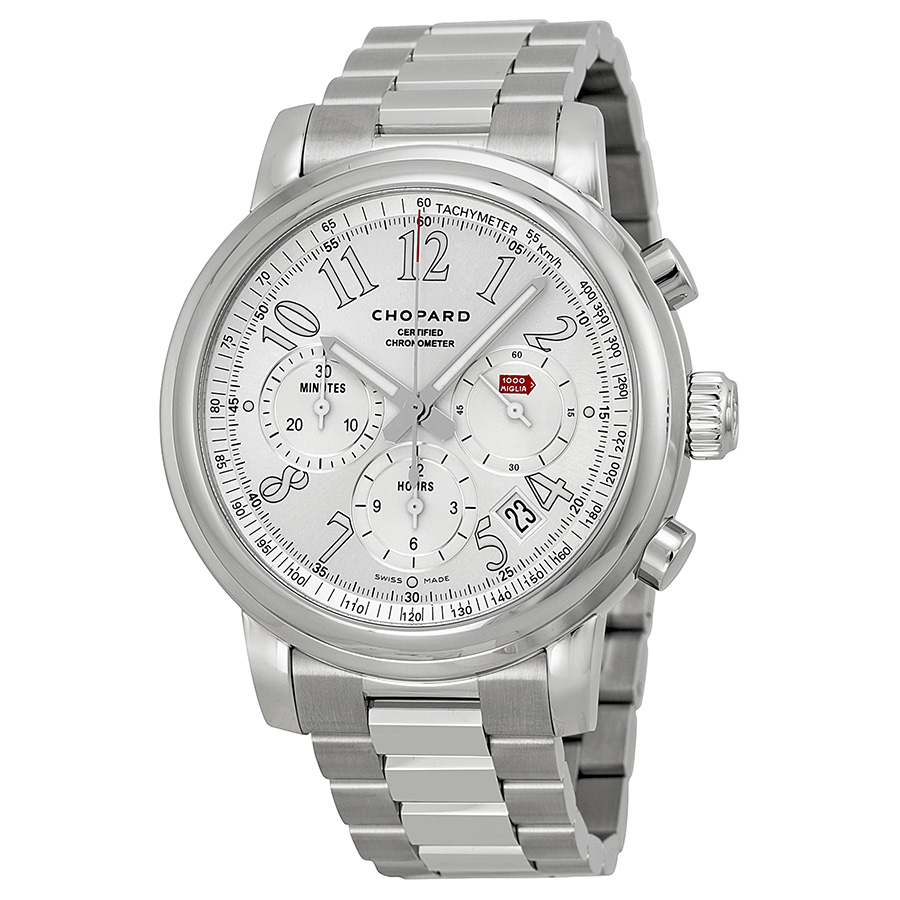 Chopard Mille Miglia Silver Automatic Chronograph Replica Watch