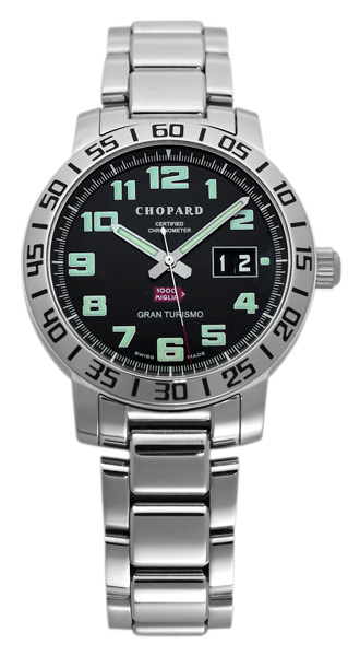 Chopard Mille Miglia Racer Chrono Steel Case Jet Black Dial Watch