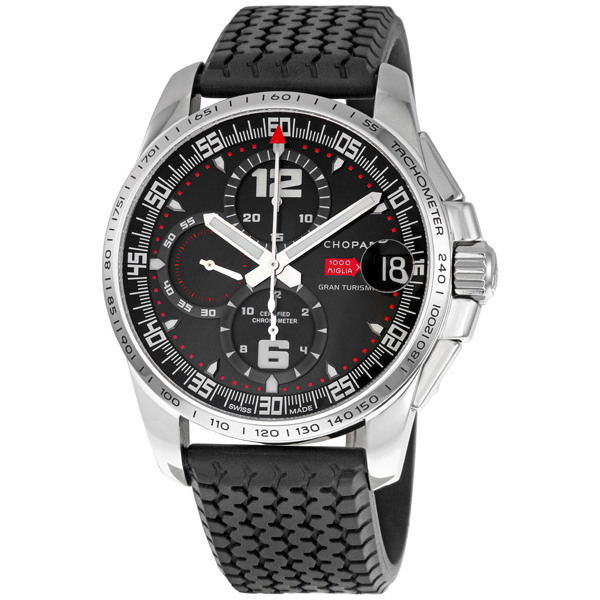 Chopard Mille Miglia Vintage Racer 42mm Automatic Jet Black Face Watch