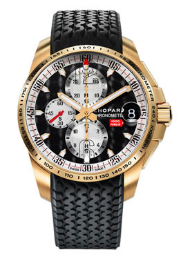 Chopard Mille Miglia Auto Chrono Carbon Black Dial 44mm Water-Resistant Clone Watch