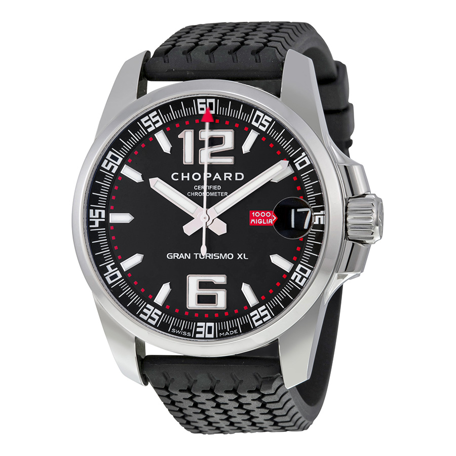 Chopard Mille Miglia Automatic Sports Timepiece, SS, Grey Face, 100m Water Resistant Watch