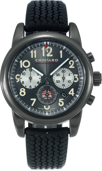 Chopard Monaco Clone Automatic 42mm Black Face Water-Resistant Luxury Watch