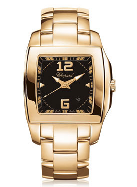 Chopard Two O Ten Lady's Replica Watch: Swiss quartz, Rose Gold case, White Dial