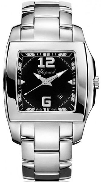 Chopard Two O Ten Swiss Clone 300m Water-Resistant Jet Black Face Automatic Watch