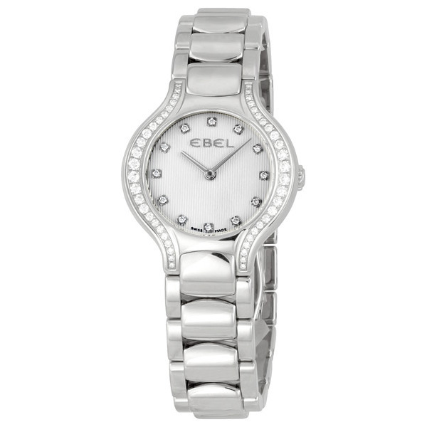 Ebel Ladies Luxury Watch - Diamond Bezel - Black Index Dial - Elegant 18K Gold