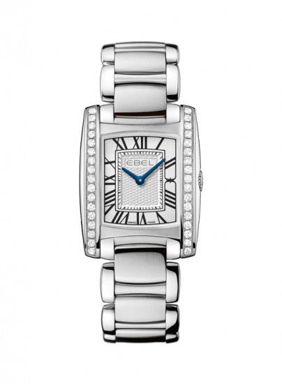 Ebel Lady's Watch: Chic Ebel 1216068 18K Rose Gold with Crystal Dial & Bezel