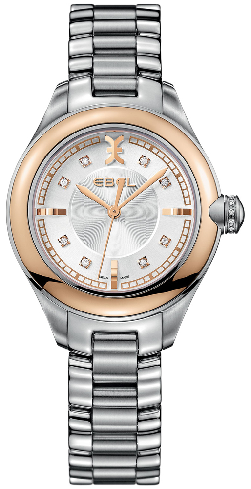 Ebel 1216094 Silver Automatic Chronograph Mens Watch