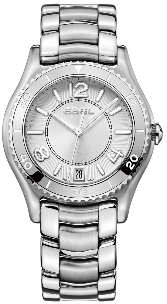 Ebel 1216107 Swiss Timepiece - Elegant Steel Case, Automatic Movement, Black Dial Watch