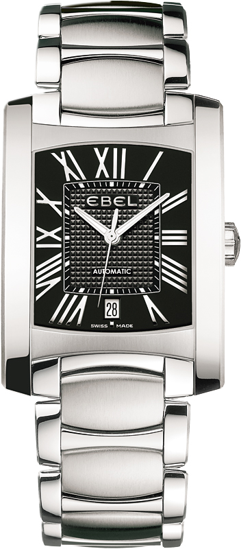 Ebel Brasilia Classic 1215615 Black Dial Automatic Men's Watch