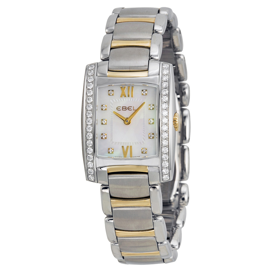 Ebel Brasilia White Pearl & Diamond Automatic Watch - Elegance Reimagined