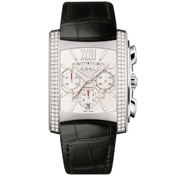 Ebel Brasilia Ladies Steel & Diamond White Dial Quartz Watch