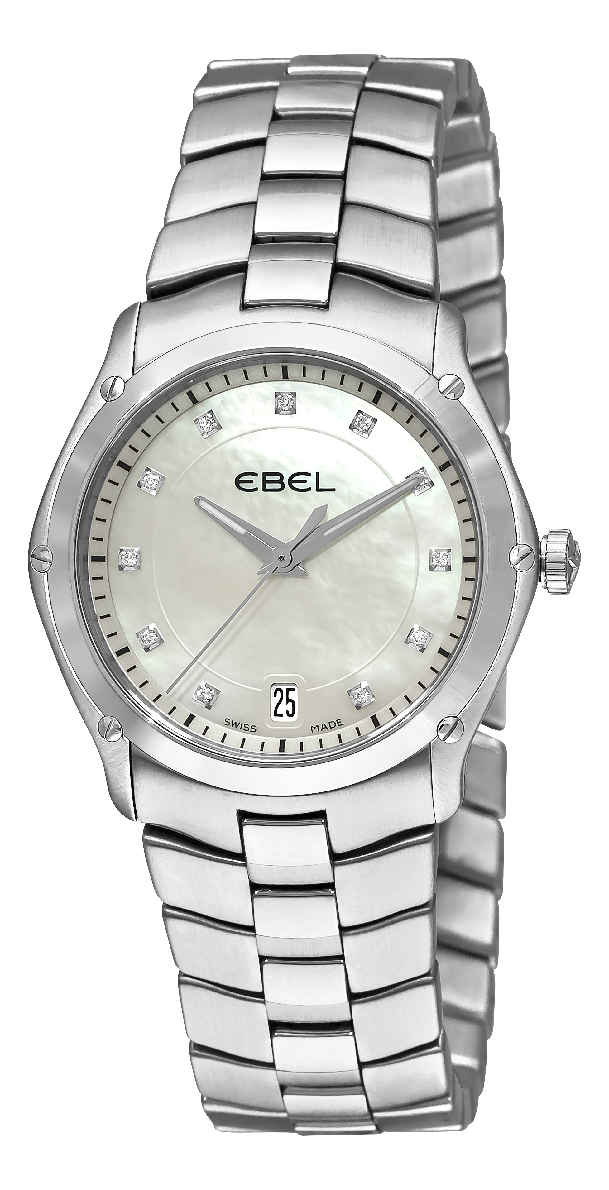 Ebel Classic 1215986 Pearl Mother Automatic Silver Watch