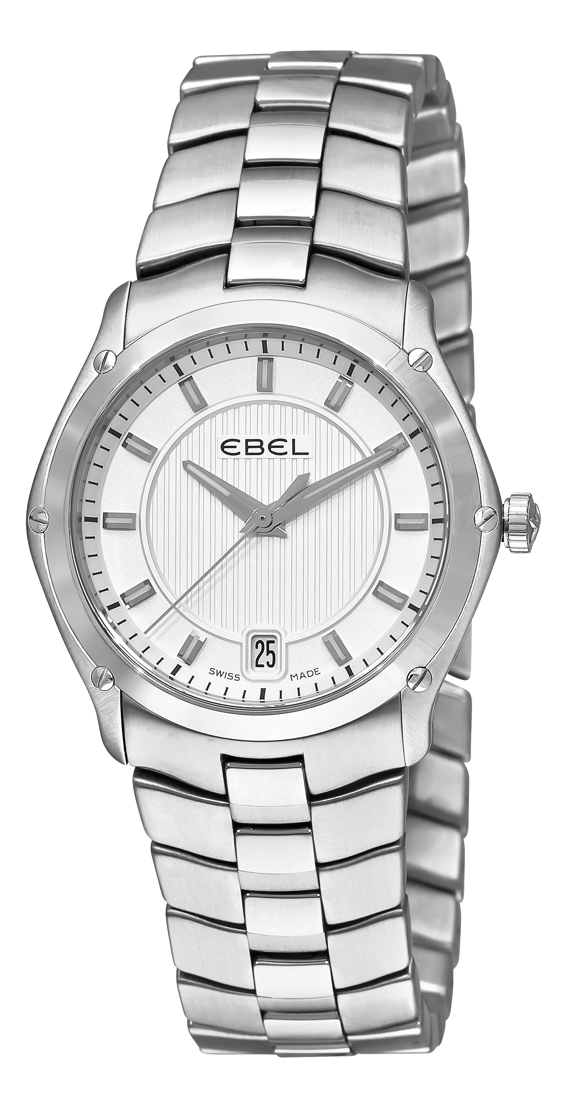 Ebel Classic 1216017 Silver Automatic 40mm Chronograph Watch