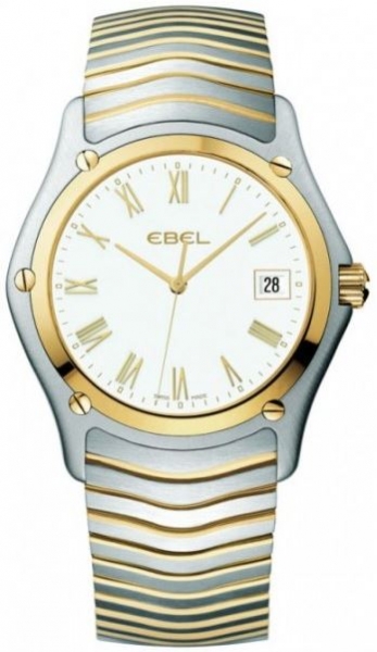 Ebel Classic 1255F41-0225 - Men's Automatic Stainless Steel Timepiece with Blue Sunray Dial