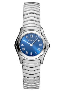 Ebel Classic 9157F11-4225 Timepiece: Feminine Style in Gold-Tone Steel with Black Roman Numerals