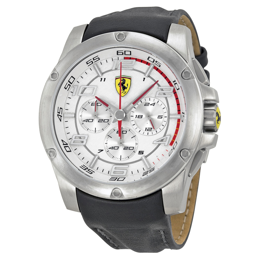 Ferrari 830090 Imitation Chronograph Black Dial Automatic Mens Watch