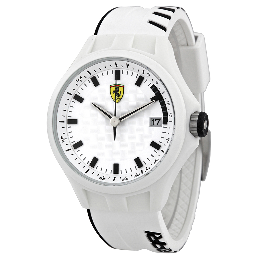 Ferrari Homage Chronograph TR90 Case White Dial reps Watch