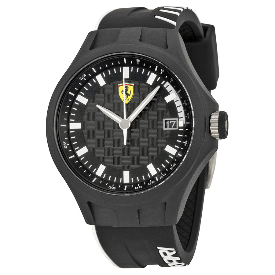 Replica Ferrari Chronograph Black Steel Face Automatic 42mm Dive Watch